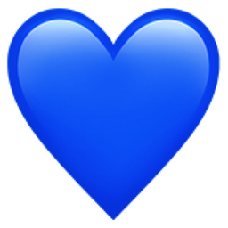 Blue Heart emoji